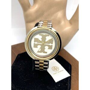 Tory Burch Women's Watch TBW6209 Miller Quartz Cream Dial Two Tone Steel 37mm